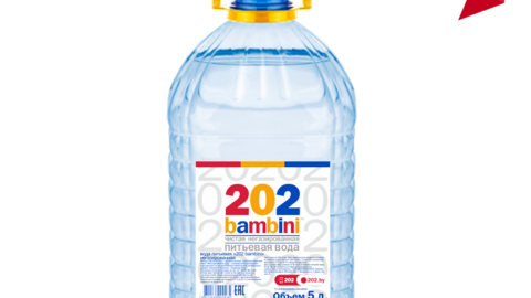 Вода питьевая «202 bambini» (с фтором), 5л